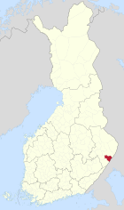 Lage von Tohmajärvi in Finnland