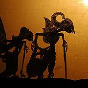 Indonesian Wayang kulit as seen by the audience