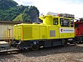 ツェントラル鉄道のラック式・電気式ディーゼル機関車タイプであるHGm104 002号機、2011年