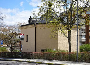 "Åttingen", en tidigare cistern från spritfabrikens tid.