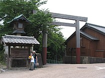 関宿東の追分の鳥居