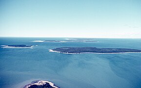 Mingan Archipelago National Park Reserve from a seaplane