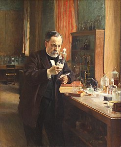Pasteur's portrait by Edelfelt, by Albert Edelfelt (edited by Trycatch)