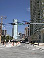 Miami Avenue facing north in Brickell