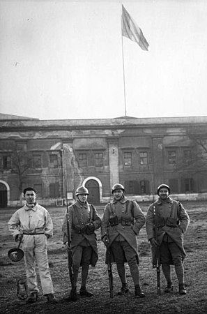 La forteresse pendant l'occupation française.