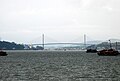 Bãi Cháy Bridge view from afar