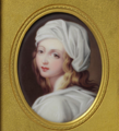 Anonymous - Portrait of Beatrice Cenci (enamel on metal), 1842. Victoria and Albert Museum, London.