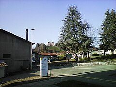 Château de Vinay depuis l'hôpital