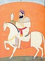 Guru Hargobind out riding.