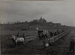 Ambulance train near Milcza, ca. 1916