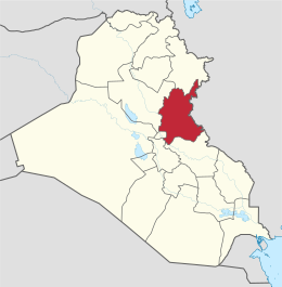 Governatorato di Diyala – Localizzazione