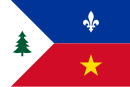 Flag of Aroostook county Franco-Americans