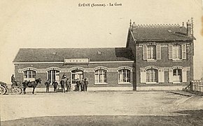 La gare, reconstruite dans les années 1930