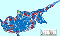 Population distribution of Cyprus in 1960