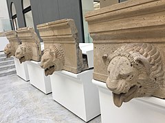 Gargouilles du temple de la Victoire, à Himère.