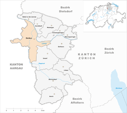 Dietikon – Mappa