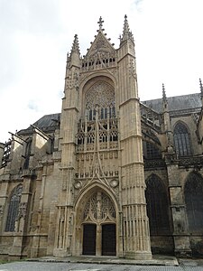 The north transept and portal of Saint John