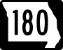 Route 180 marker