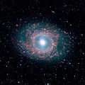 Messier 95, Telescópio Espacial Spitzer