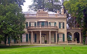 Montgomery Place, a historic mansion purchased by the college in 2016