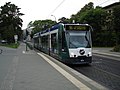 Combino tram in Potsdam, Brandenburg, Germany.