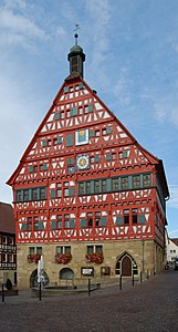 Großbottwar Town Hall, by Felix König (edited by Papa Lima Whiskey)