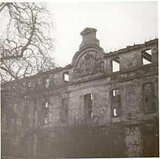 Ruines des façades.