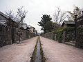 La calle Samurái, cerca del castillo de Shimabara.