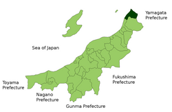 Location of Sanpoku in Niigata Prefecture