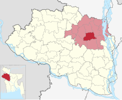 Location of Shajahanpur