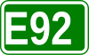 Route européenne 92