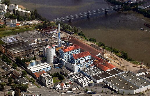 La boîte bleue, sur l'île de Nantes