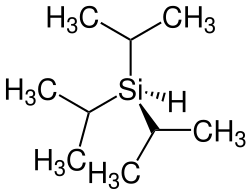 Strukturformel von Triisopropylsilan