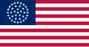 36-star US wagon wheel flag