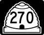 State Route 270 marker