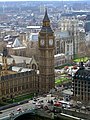 View of Big Ben from London Eye, 2004