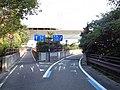 来島海峡大橋の大島側分岐