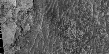 Layers in Schiaparelli Crater, as seen by HiRISE under HiWish program