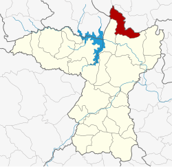 District location in Khon Kaen province