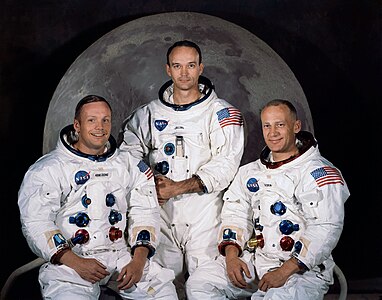 Crew of Apollo 11, by NASA