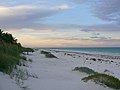 Sunset on Harbour Island, Bahamas, looking North