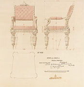 House of Representatives Chair (1857), Thomas U. Walter. Bembe & Kimbel carved 131 of these at $70 each.