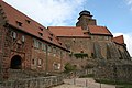 Breuberg Castle, keep (Bergfried) and main gate