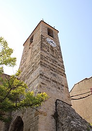 La tour de la porte-clocher.