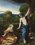 Correggio, Noli me tangere, 1518.