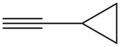 C5H6，ciclopropilacetileno