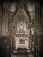 The synagogue interior, 1900