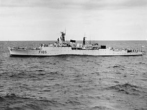 HMS Relentless (F185) Type 15 conversion