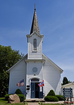 Hauge Lutheran Church in Norway