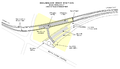 Layout indicativo della stazione di Hounslow West